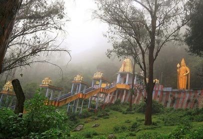 Elk Hill Murugan Temple in Ooty