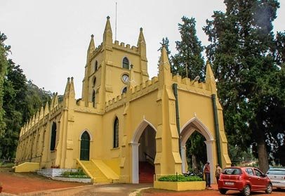 St Stephen's Church in Ooty